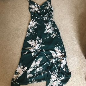 Dynamite Floral Green Dress